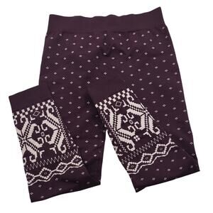 Sweaty Betty Patterned Leggings, Size Medium